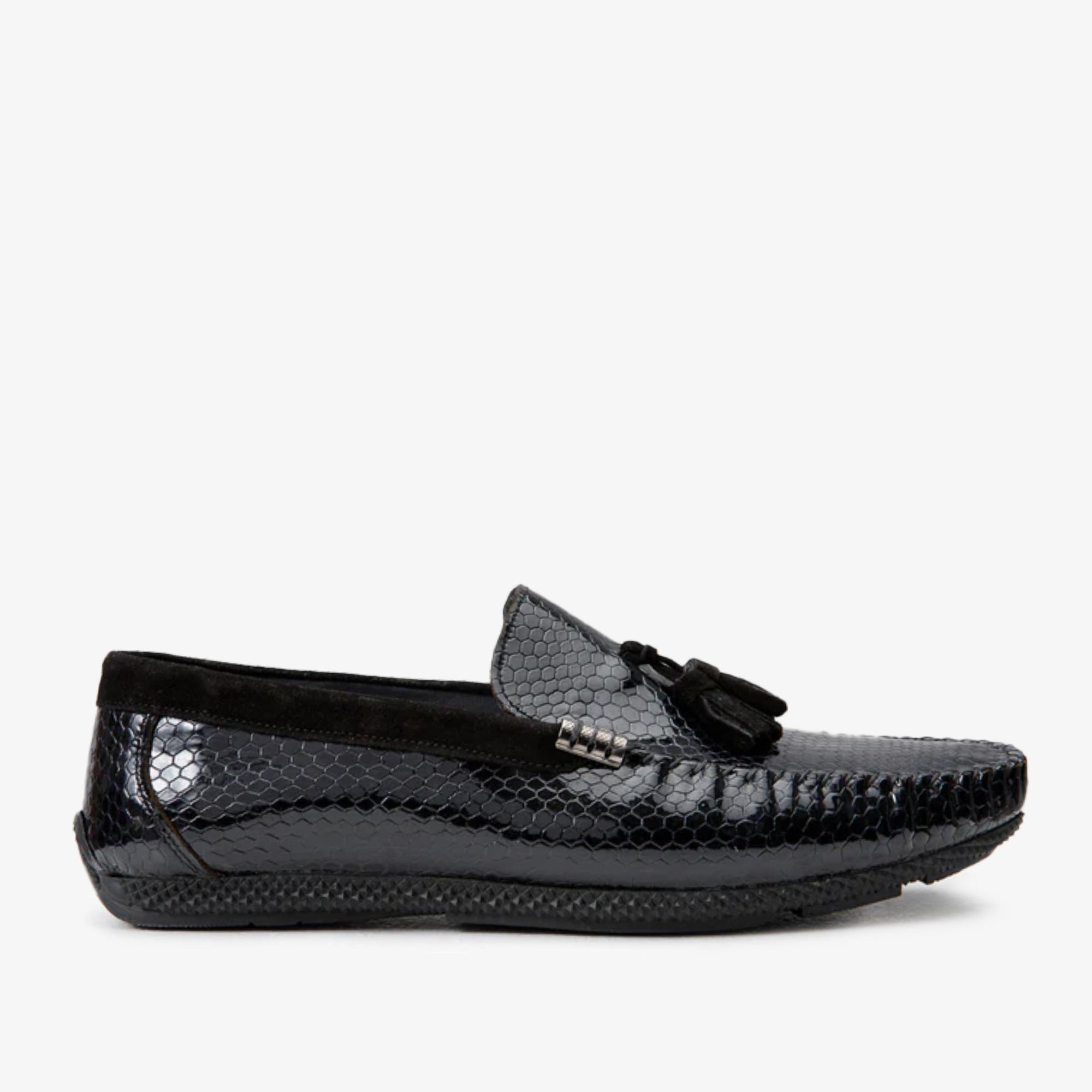 The Cordova Black Patent Leather Tassel Loafer Men Shoe  Final Sale!