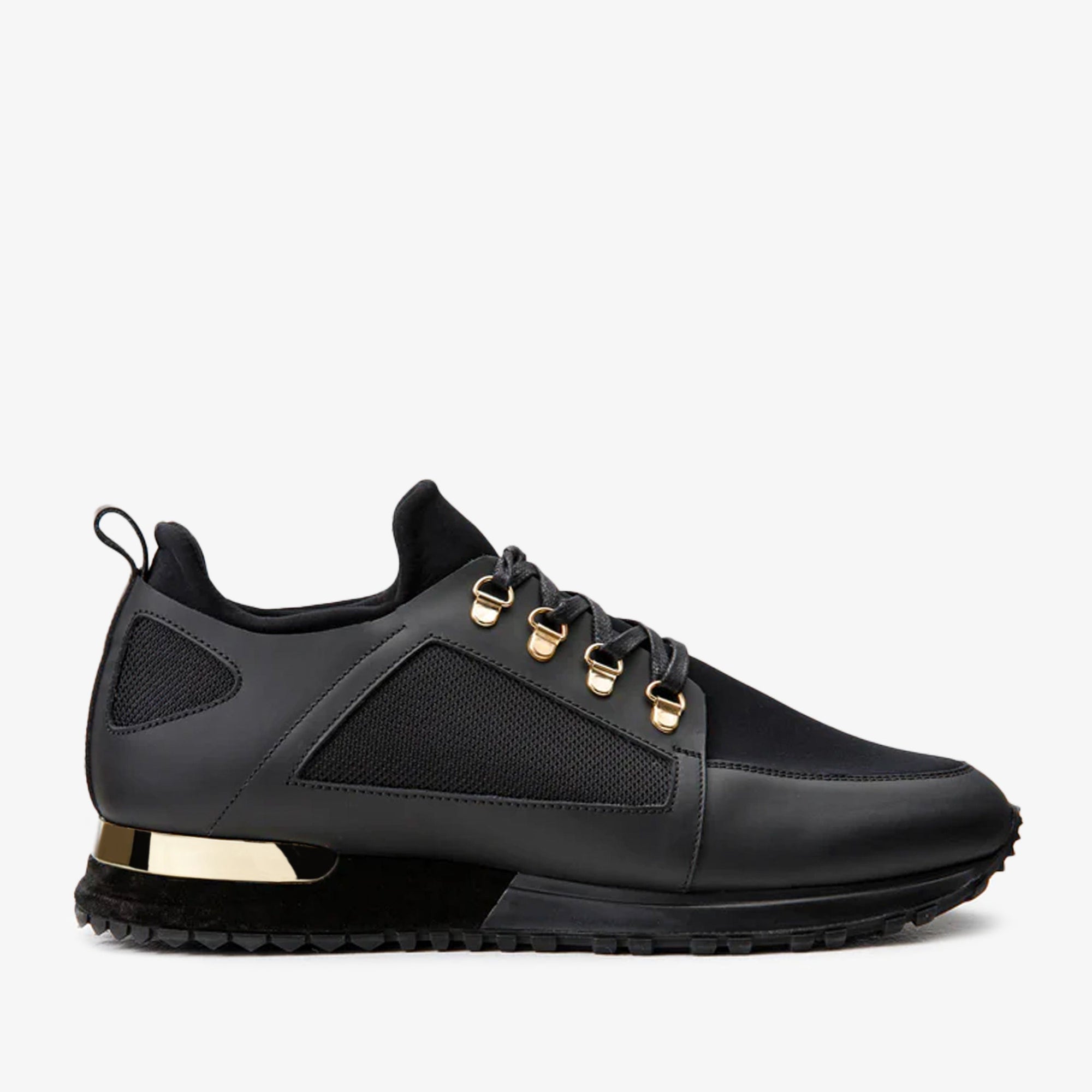 Vinci The Emir Black Leather Men Sneaker