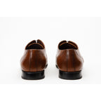 The Roma Tan Leather Wingtip Oxford Men Shoe