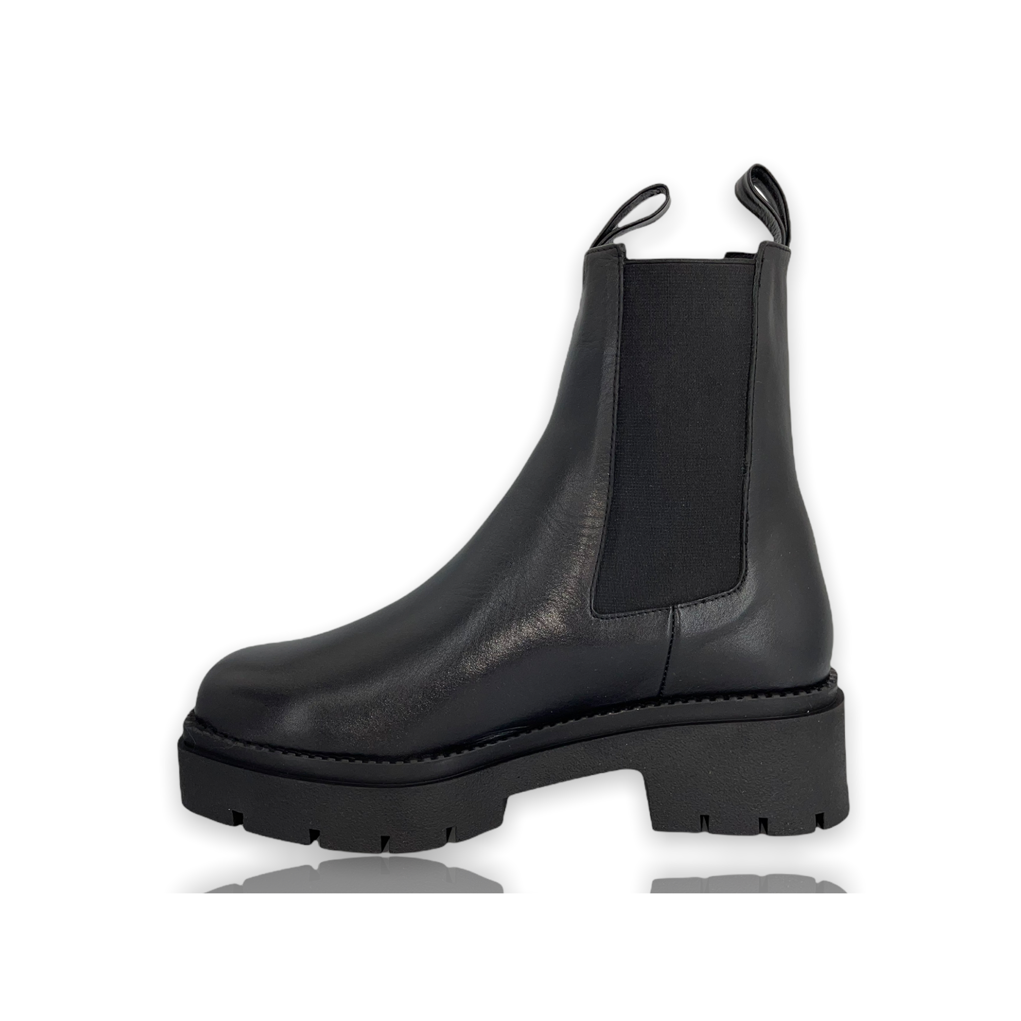 The Olga Black Leather Boot FINAL SALE!