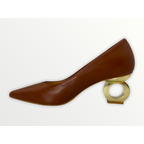 The Tokyo Brown Leather Pump Final Sale!