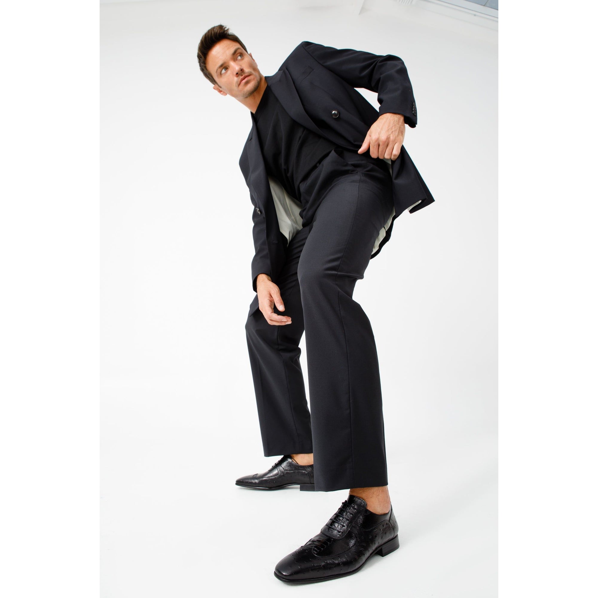 The Alabama Black Wingtip Oxford Men Shoe
