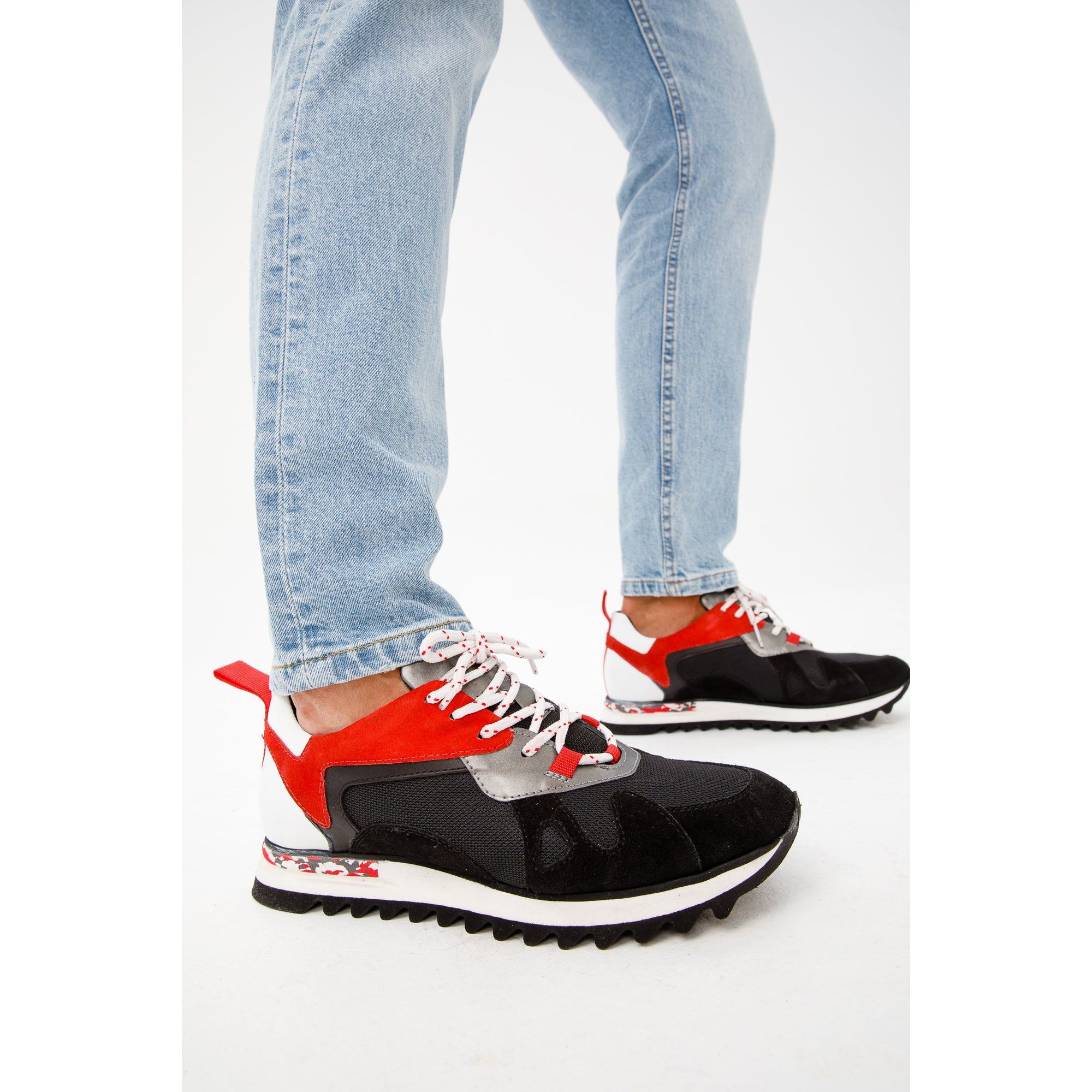 The Tyler Black Leather Men Sneaker Final Sale!