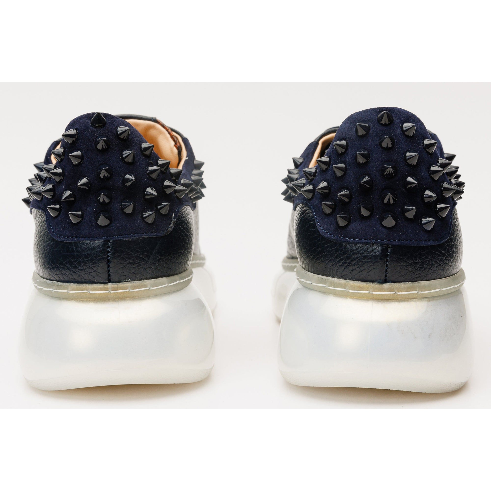 The Venezia Dark Blue Leather Women Sneaker