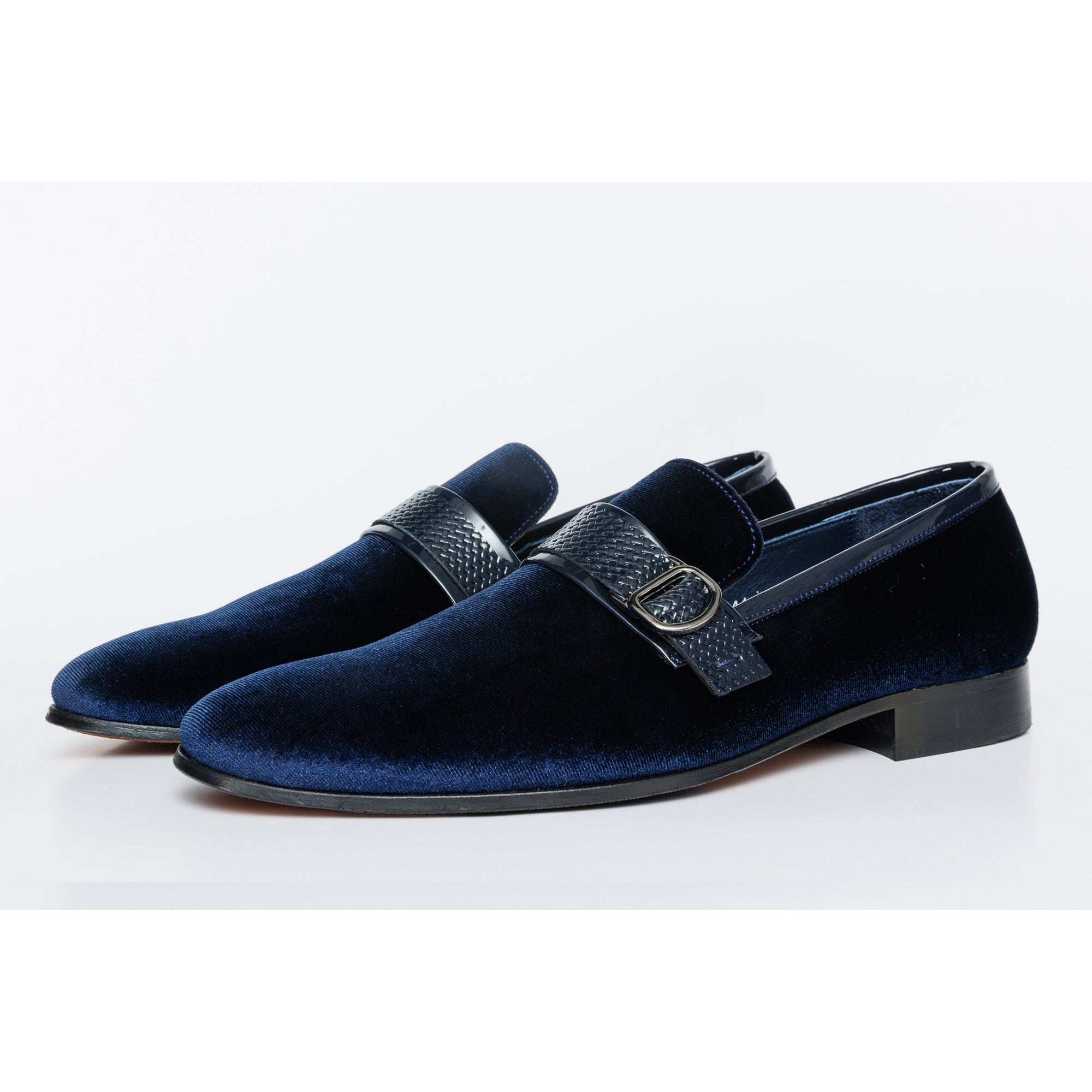The Casaletti Navy Blue Bit Loafer Men Shoe