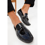 The Cordova Black Patent Leather Tassel Loafer Men Shoe  Final Sale!
