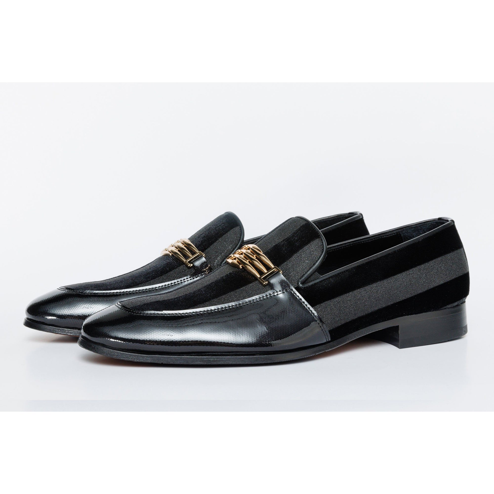 The Pontalto Leather Men Shoe Black Bit Loafer