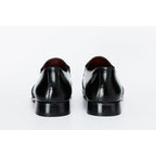 The Everest Black Leather Cap Toe Dress Loafer Men Shoe