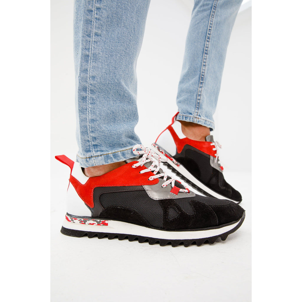 The Tyler Black Leather Men Sneaker Final Sale!