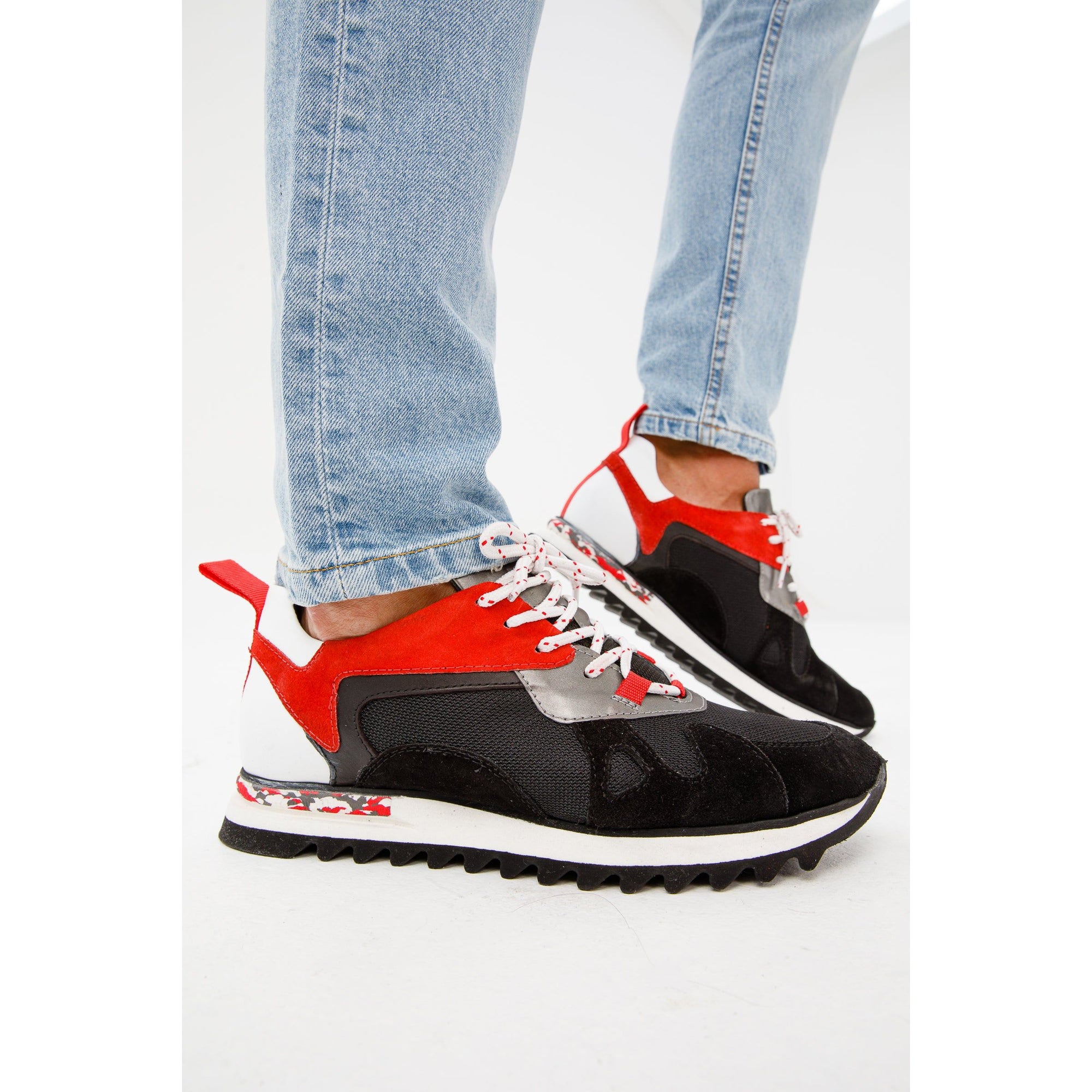 The Tyler Black Leather Men Sneaker Final Sale!