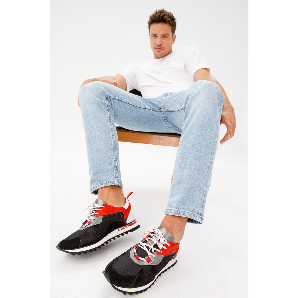 The Tyler Black Leather Men Sneaker Final Sale!