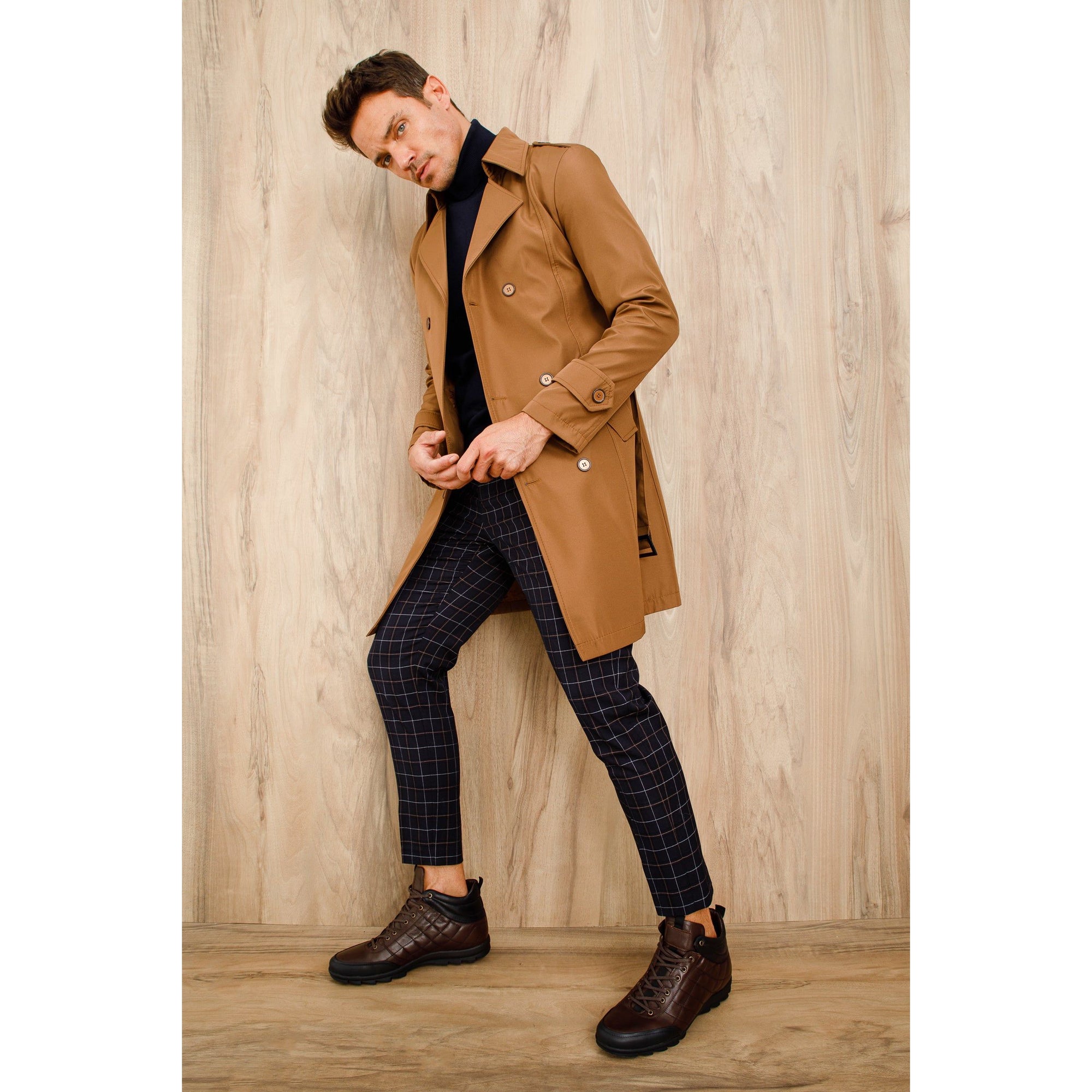 The Riga Brown Leather Casual Lace-Up Men Boots Final Sale!
