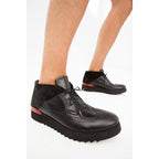 The Kagan Black Wingtip Chukka Men Sneaker Boot