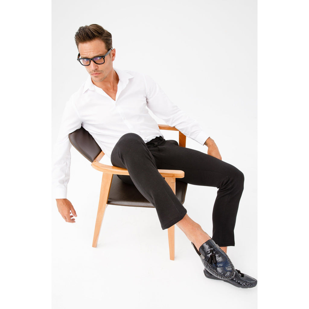 The Cordova Black Patent Leather Tassel Loafer Men Shoe  Final Sale!