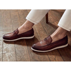 The Sperry Tan Leather Tassel Loafer Men Shoe