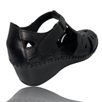 The Tonmawr Black Leather Sandal Final Sale!