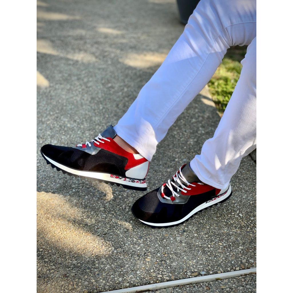 The Tyler Black Leather Men Sneaker Final Sale!