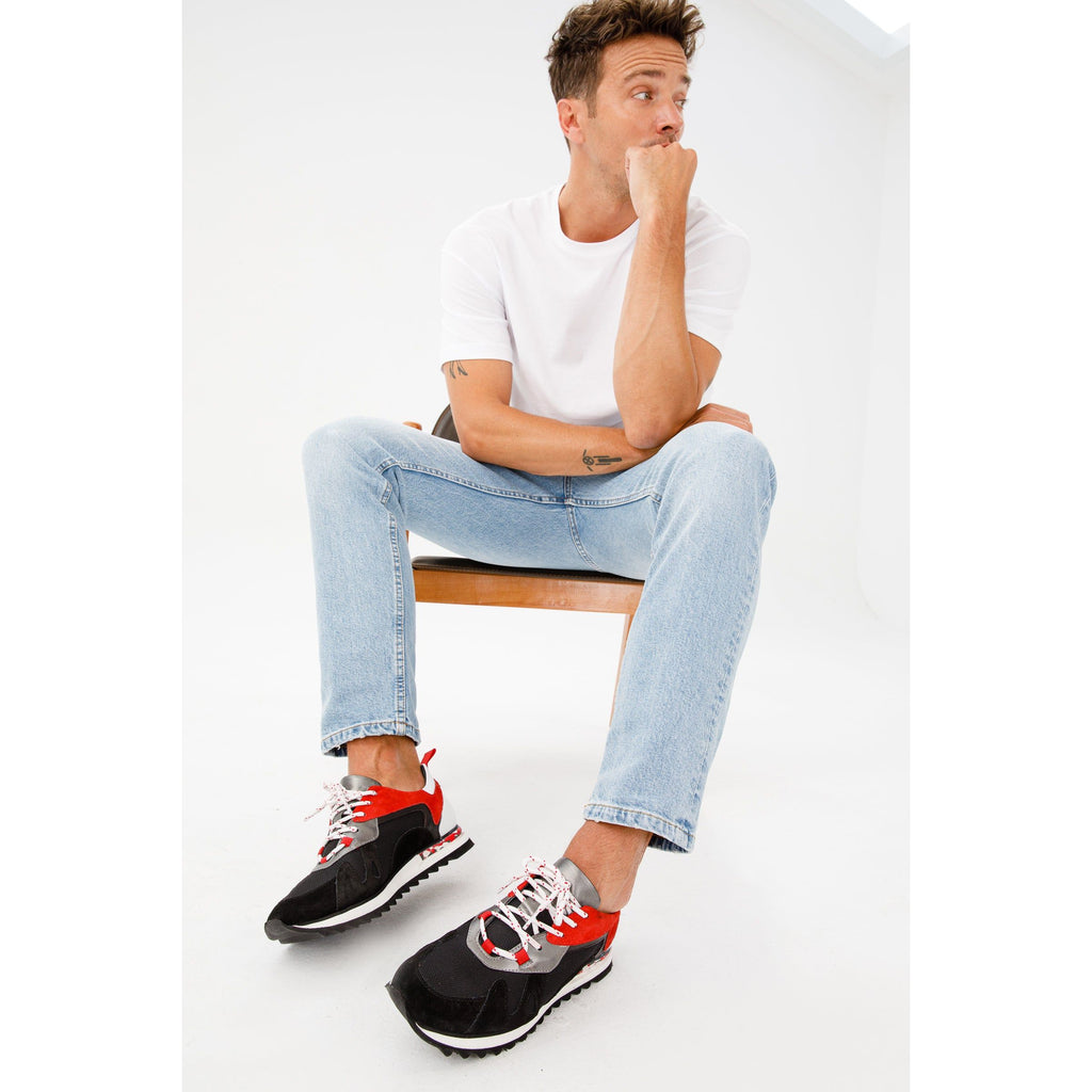 The Tyler Black Leather Men Sneaker Final Sale!