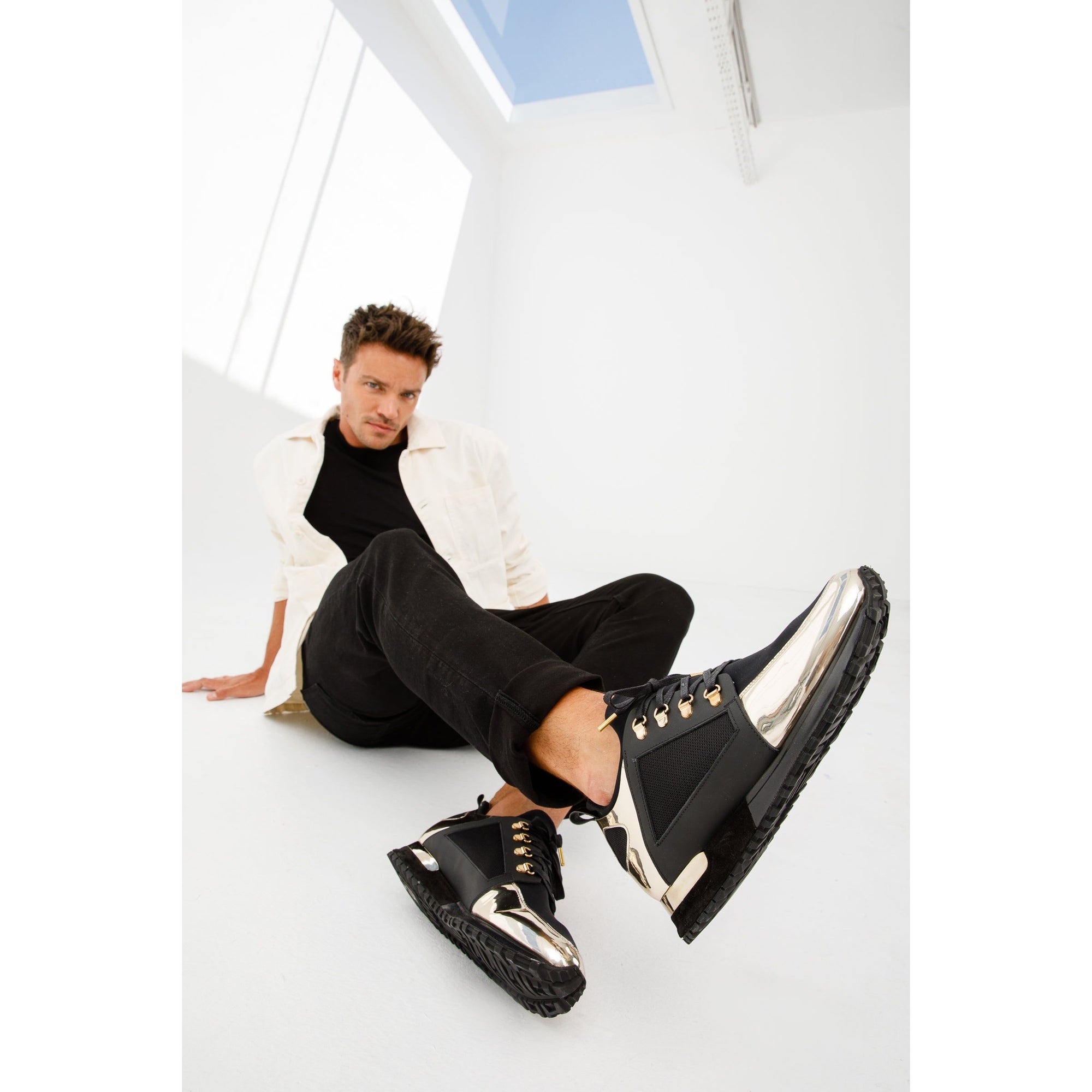 The Emir Gold Leather Men Sneaker Limited Edition