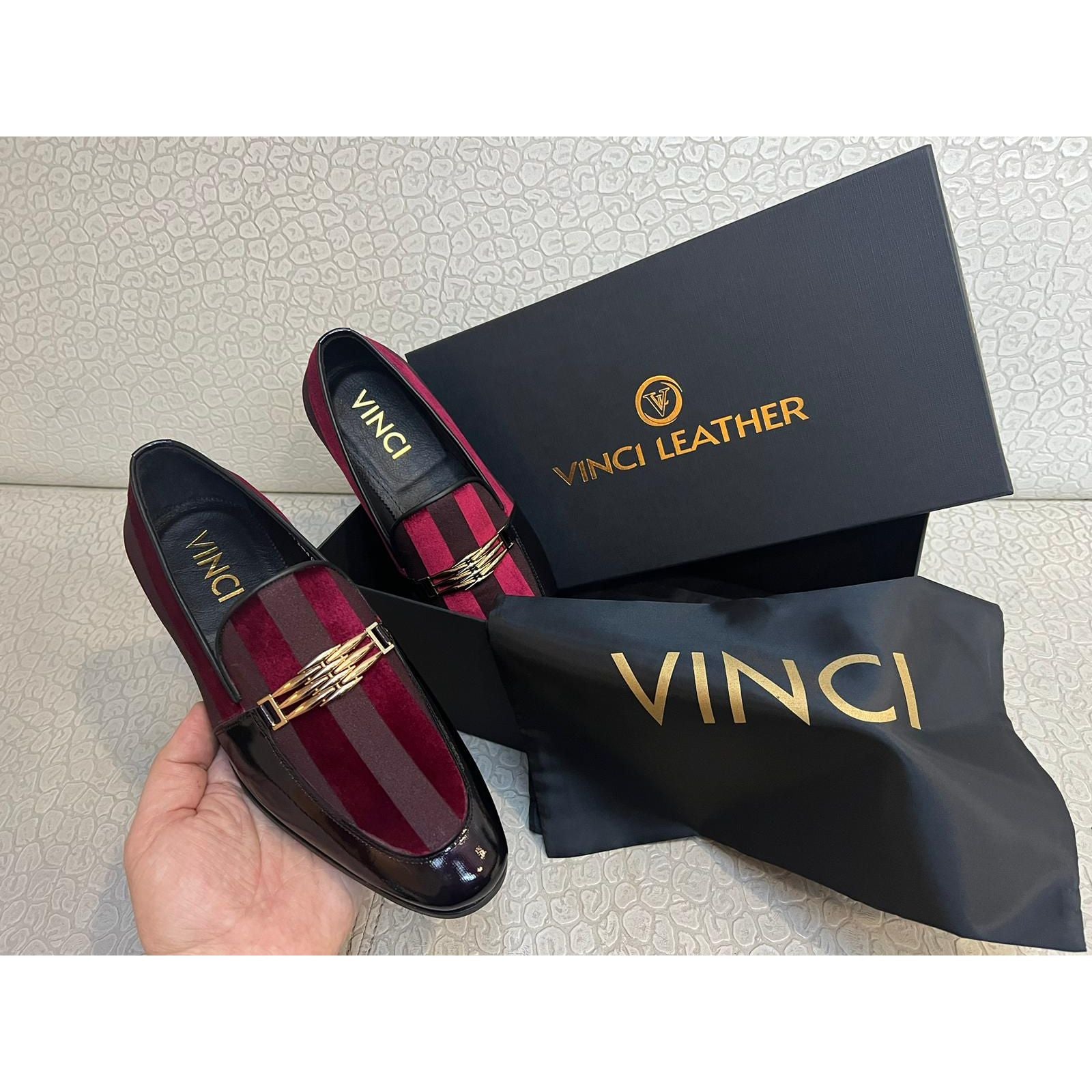 The Pontalto Leather Men Shoe Burgundy Bit Loafer