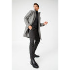 The Montreal Black Leather Casual Zip-Up Ankle Men Boot