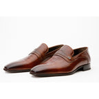 Vinci The Bangkok Tan Penny Loafer Men Shoes