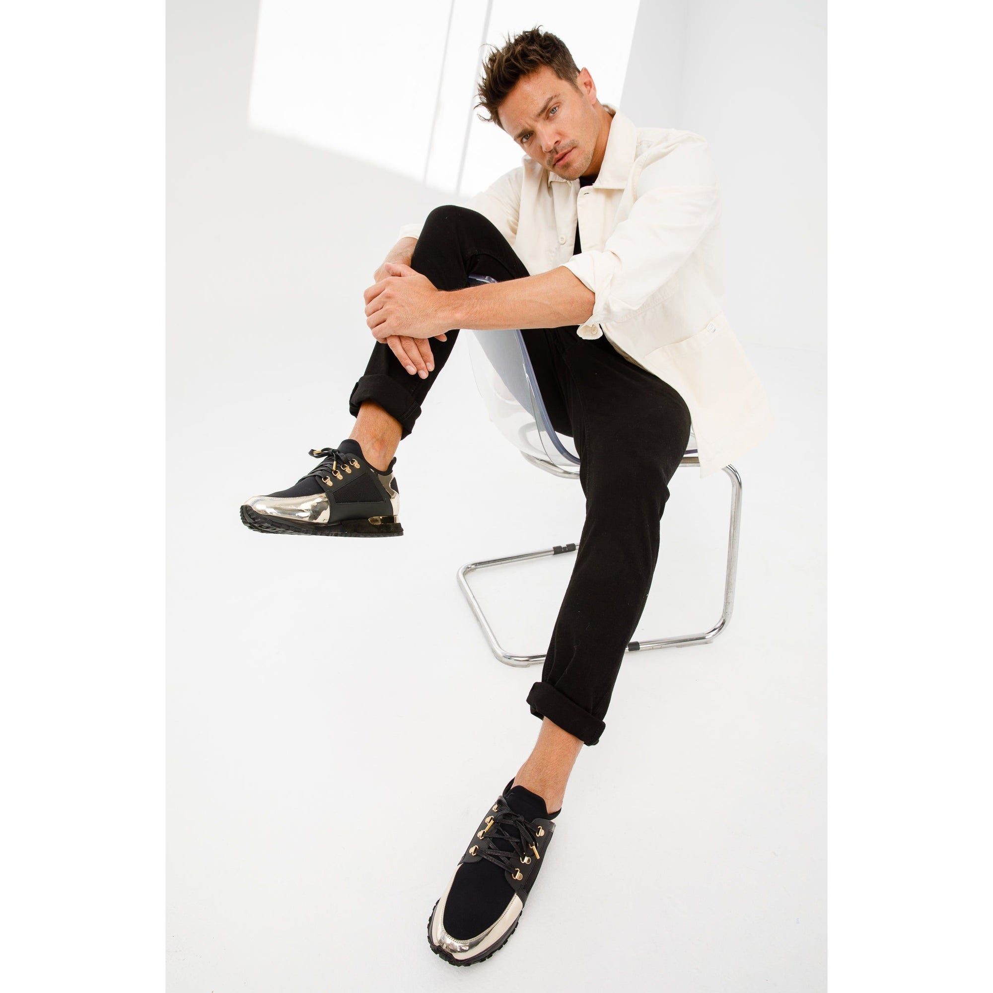 The Emir Gold Leather Men Sneaker Limited Edition