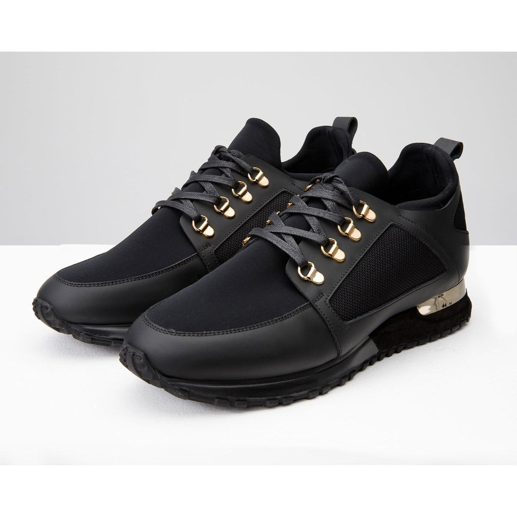 Vinci The Emir Black Leather Men Sneaker