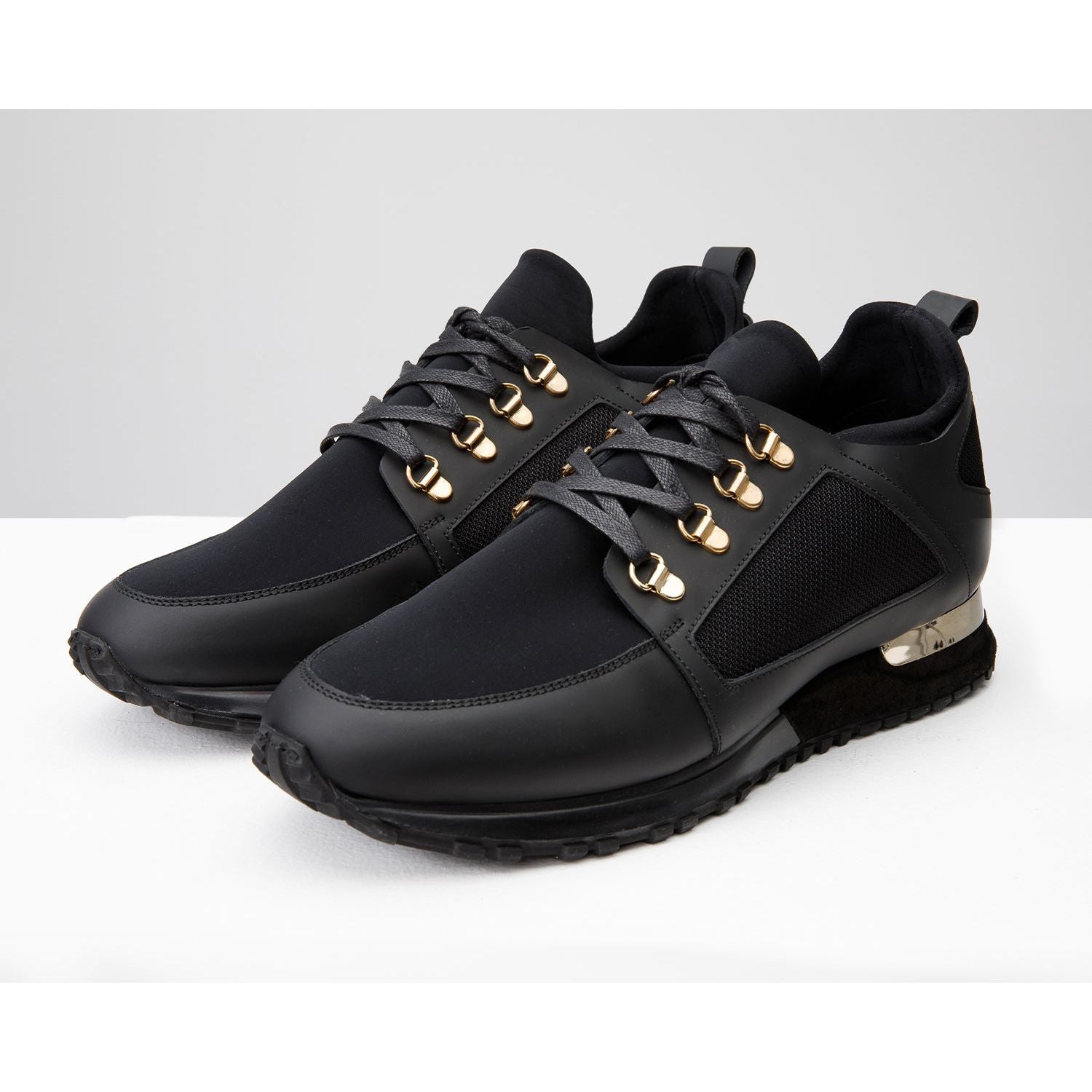 Vinci The Emir Black Leather Men Sneaker