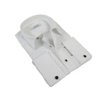 Men CEREMONIA Formal Tux Cotton Shirt Slim Fit Turkey #JD 13 White Collar Bar