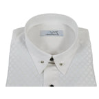 Men CEREMONIA Formal Tux Cotton Shirt Slim Fit Turkey #JD 13 White Collar Bar