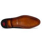 John Classic Dress Oxford Woven Calfskin Crocodile Shoes Black