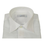 Men CEREMONIA Formal Tux Cotton Shirt Slim Fit Turkey #JKL 13 White Pin Dot