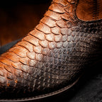 KANSAS Genuine Snake Skin Cowboy Boot from the Western Collection Lisboa