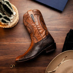 KANSAS Genuine Snake Skin Cowboy Boot from the Western Collection Lisboa