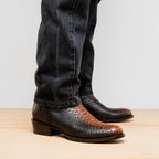 KANSAS Genuine Snake Skin Cowboy Boot from the Western Collection Lisboa