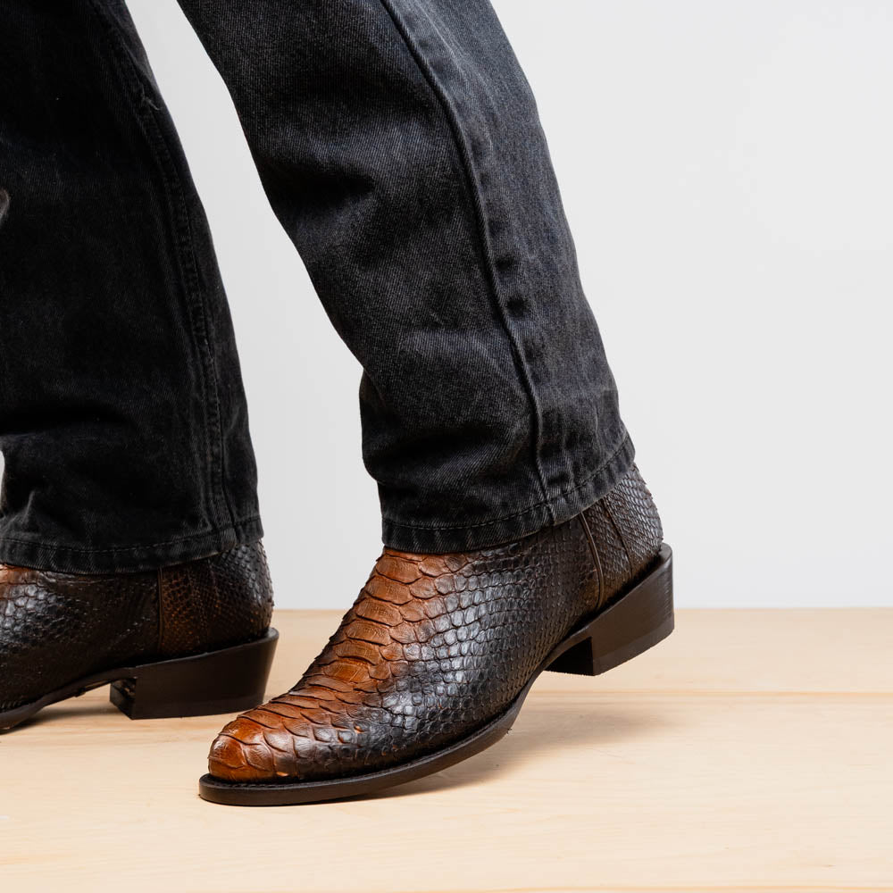 KANSAS Genuine Snake Skin Cowboy Boot from the Western Collection Lisboa