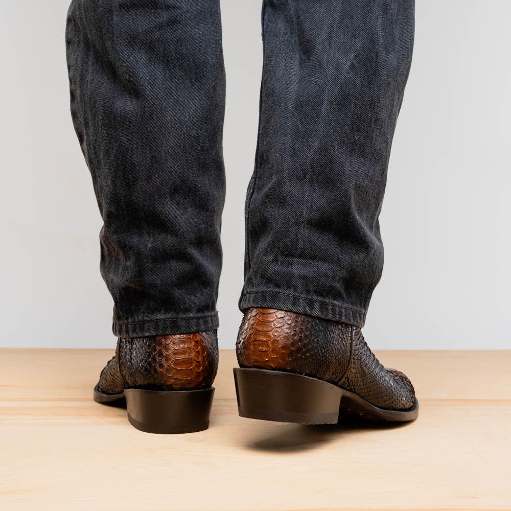 KANSAS Genuine Snake Skin Cowboy Boot from the Western Collection Lisboa