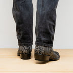 KANSAS  Genuine Snake Skin Cowboy Boot from the Western Collection White
