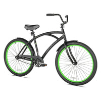 Kent 26" La Jolla Cruiser Men's Bike, Black/Green fast shipping new. - J.Valintin Men's Wear Legend - 24719