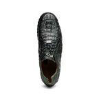 Marco Di Milano genuine caiman crocodile fashion sneaker Shoes Kratos Green