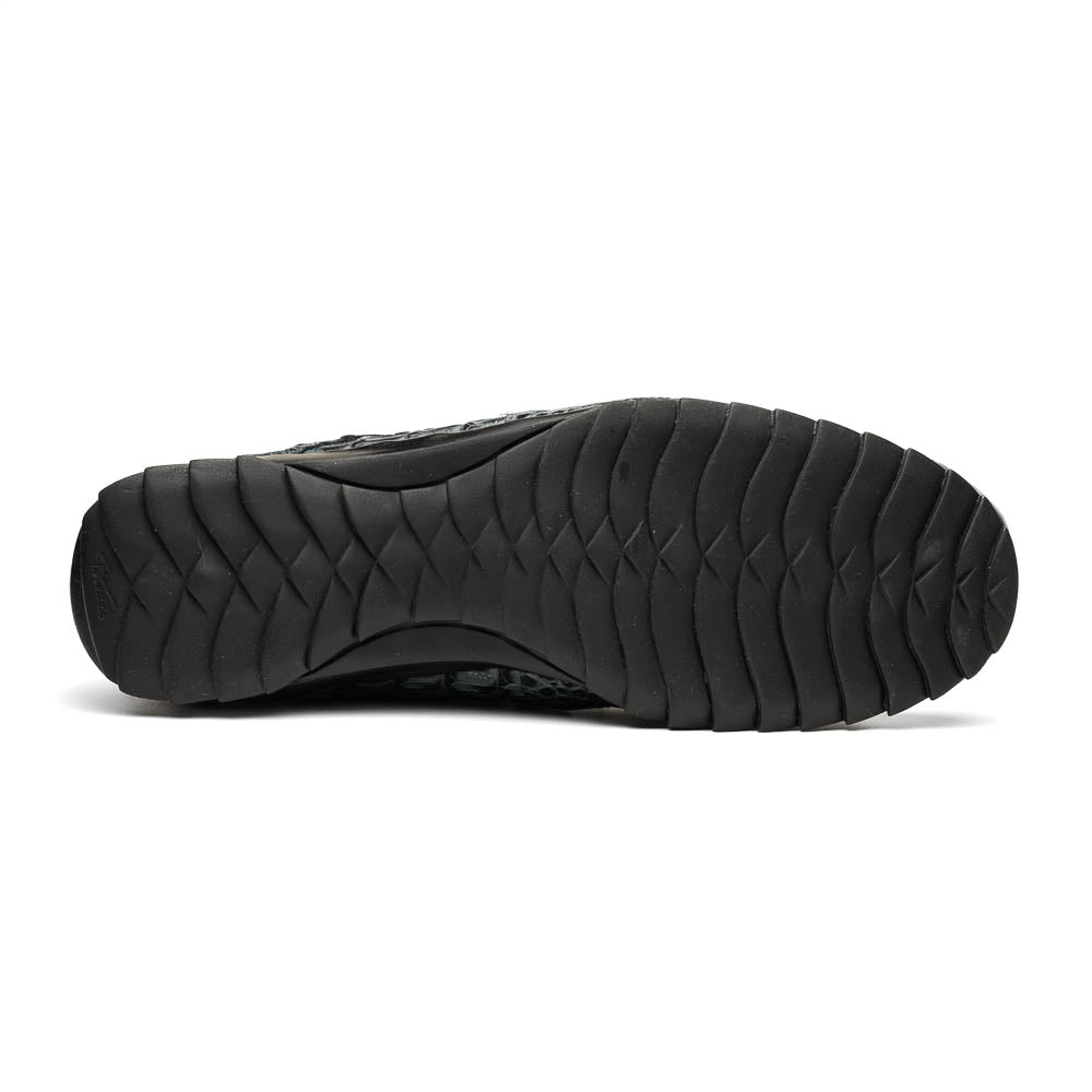 Kratos Genuine Caiman Crocodile Fashion Sneaker Gray