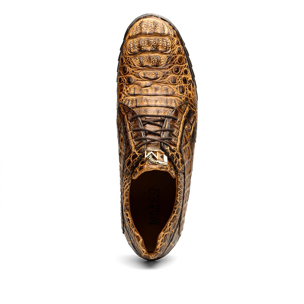 Kratos Genuine Caiman Crocodile Fashion Sneaker Rustic Orix