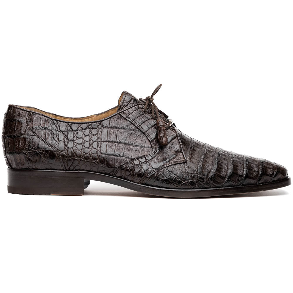Lacio Genuine Caiman Crocodile Shoes Brown