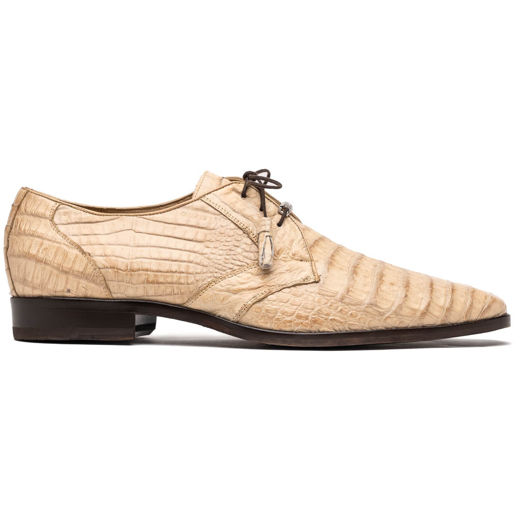 Lacio Genuine Caiman Crocodile Dress Derby's Shoes Laceup Orix