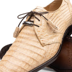 Lacio Genuine Caiman Crocodile Dress Derby's Shoes Laceup Orix