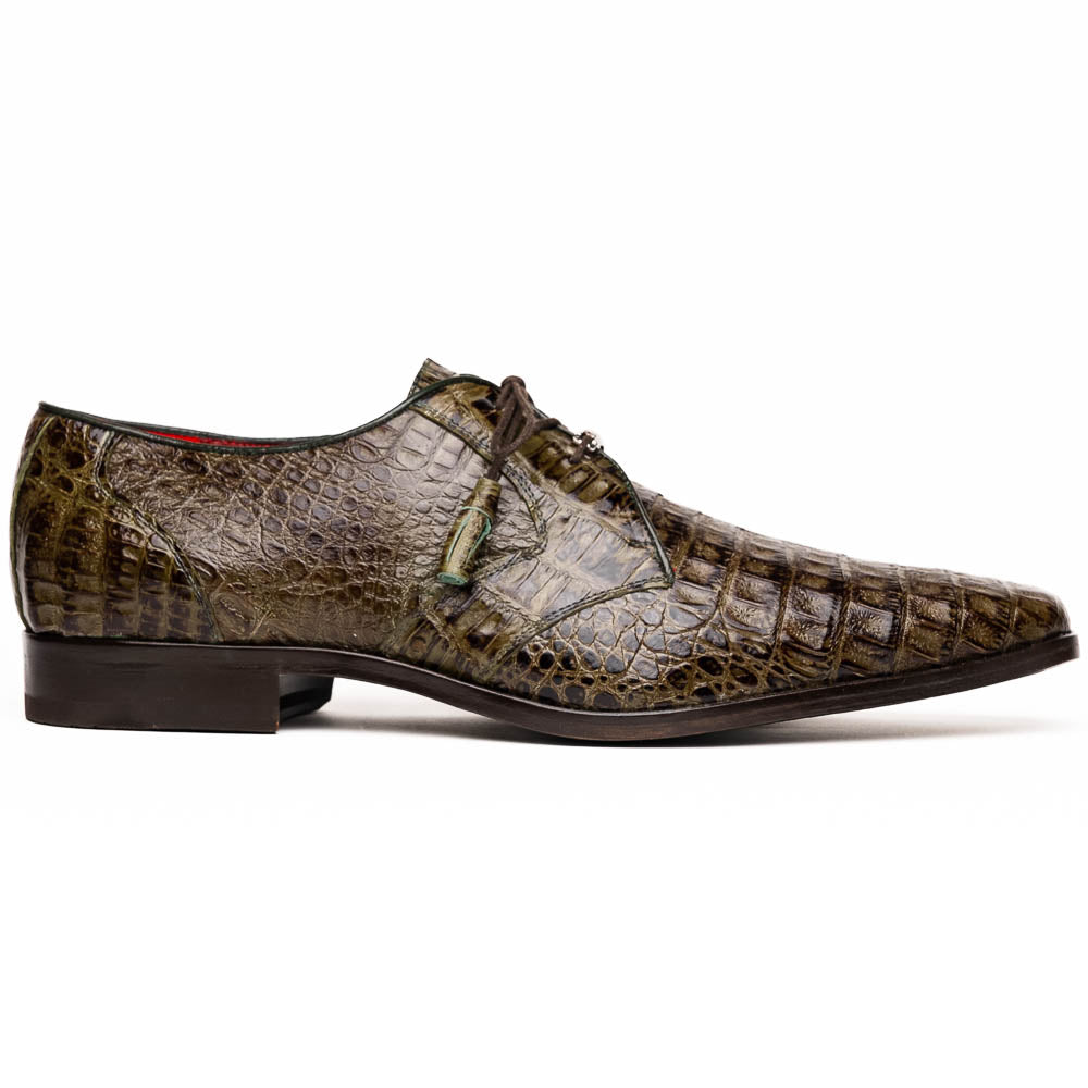 Men's Shoes genuine caiman crocodile dress derby Lacio WoodGreen