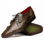 Men's Shoes genuine caiman crocodile dress derby Lacio WoodGreen