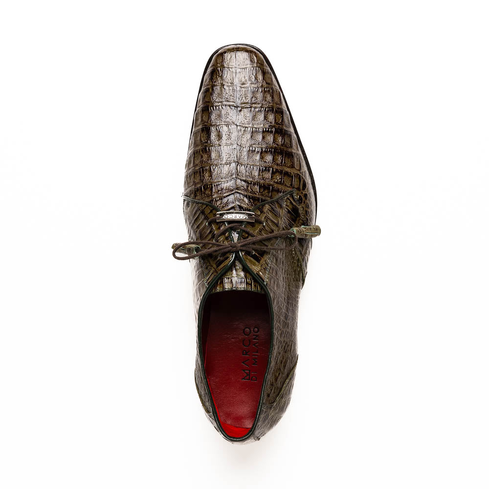 Men's Shoes genuine caiman crocodile dress derby Lacio WoodGreen