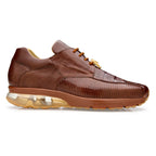 Belvedere Lazaro Genuine Caiman & Lizard Bicycle Toe Sneakers Ant. Peanut Y40B